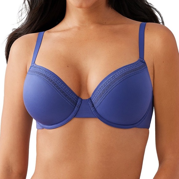 Wacoal Blue T-Shirt Bra with Molded Cups - Picture 1 of 7